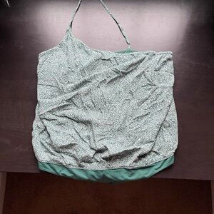 Abercrombie & Fitch One Strap Green Patterned Women's Bodysuit